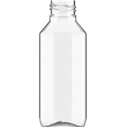 500ml Amber PET Cosmo Veral, 28/410 Neck